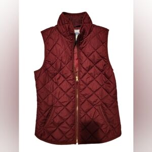 Burgundy vest